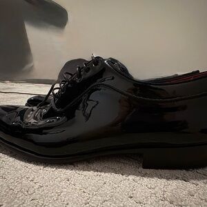 Magnanni Glossy Black Oxfords
